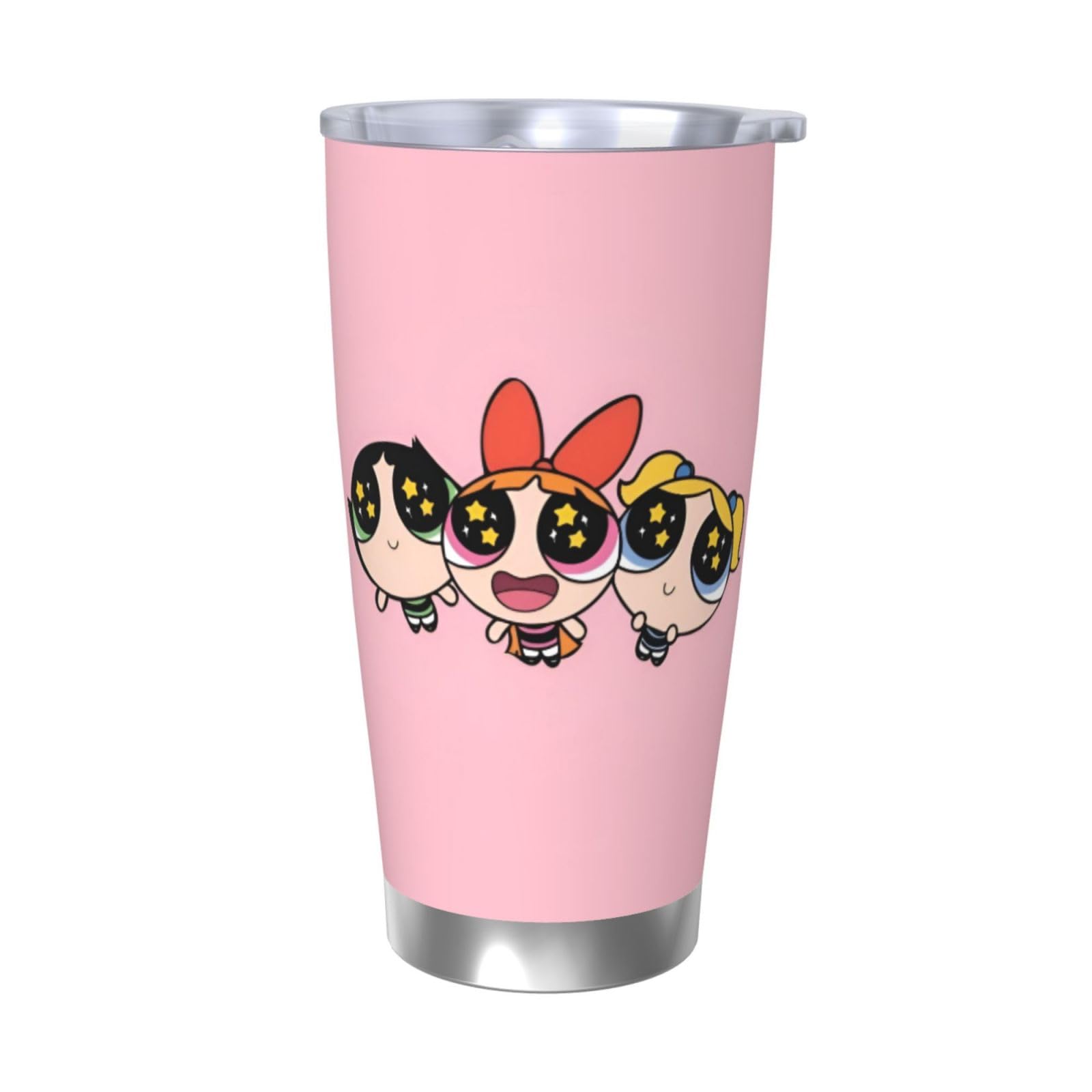 Amazon | パワーパフガールズ 20oz 車載用魔法瓶 魔法瓶 タンブラー